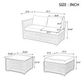 Patio Seasonal PE Wicker Furniture
